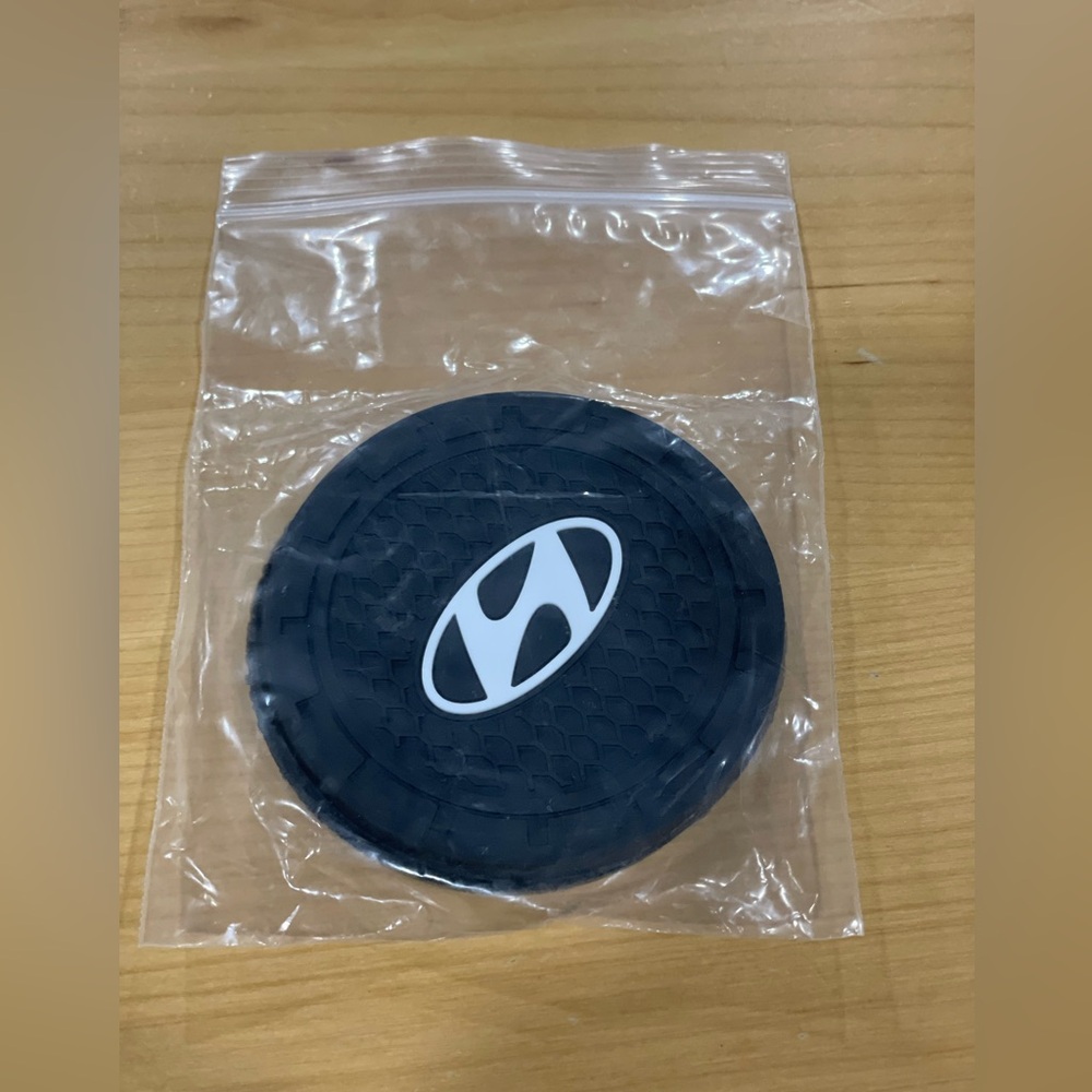 Hyundai car cup holder coasters new